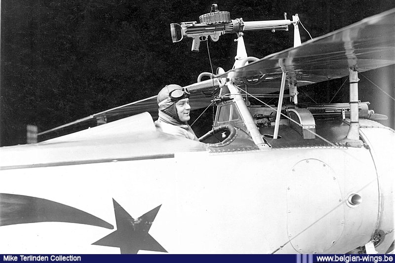 Nieuport 23 | Belgian Air Force | Robert De Leener in the cockpit