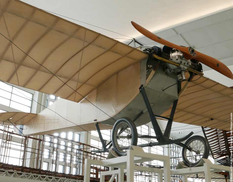 Nieuport IIN - Muse de l'Air et de l'Espace | Nieuport 28hp flat twin engine