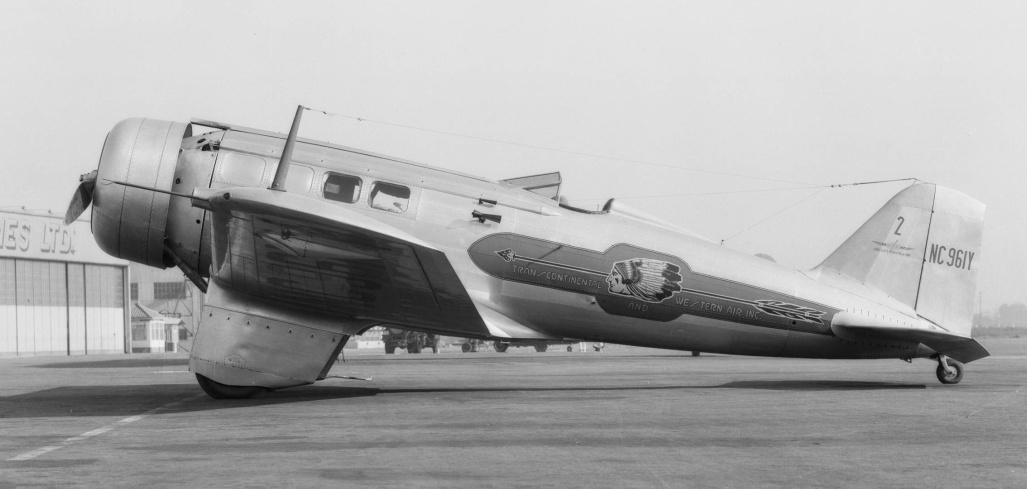 ARC72-110 Northrop Alpha 3/4 Transcontinental And Western Air Inc. |  arcticdecals