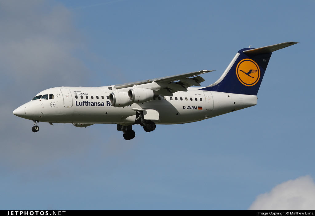 D-AVRM - British Aerospace Avro RJ85 - Lufthansa Regional (CityLine)