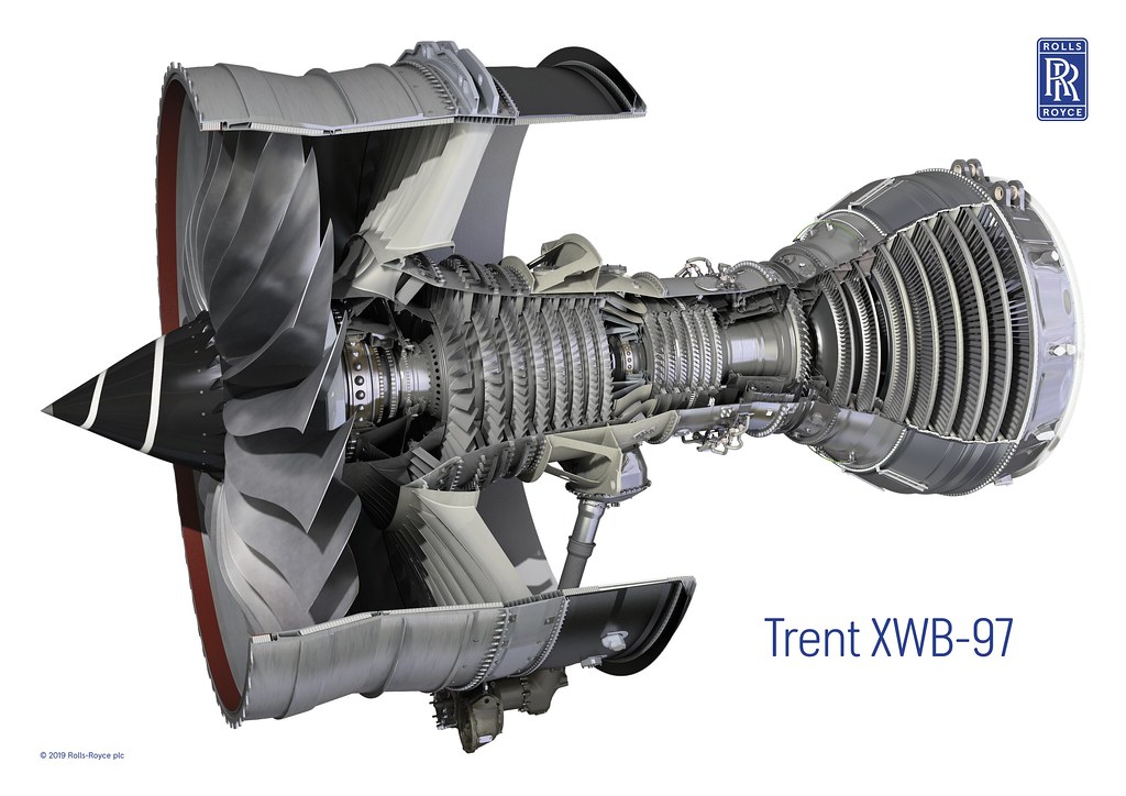 Trent XWB-97 cutaway poster 2019 | Rolls-Royce plc | Flickr