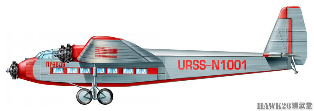 The ANT-14 &quot;Truth&quot; first tested a five-engine large passenger plane  designed by Tupolev 90 years ago - MINNEWS