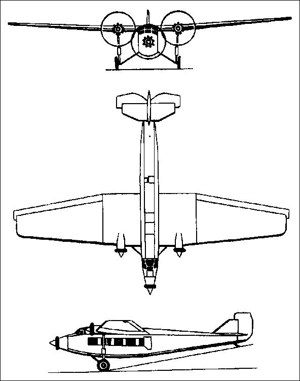 Tupolev ANT-9 / PS-9 - passenger