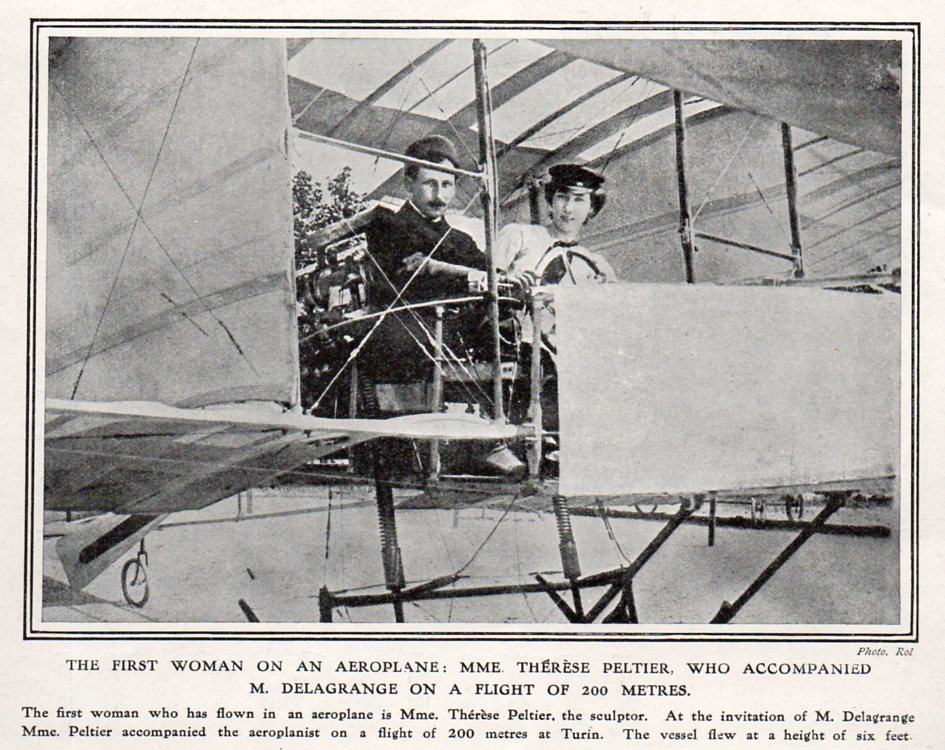 JF Ptak Science Books: The First Woman to Fly in an Airplane Was When?