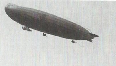 blurry picture of Zeppelin LZ79 L41 March 1917