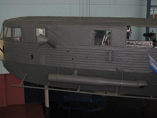 Gondola of Zeppelin LZ83 LZ113 at the musee de l'air et l'espace at le Bourget